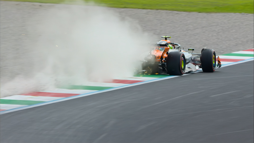 2025 Italian GP FP1: A host of drivers skim the gravel in first practice